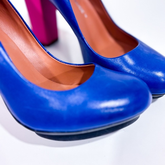 UNITED NUDE Blue and pink high heels shoes - Picture 10 of 12